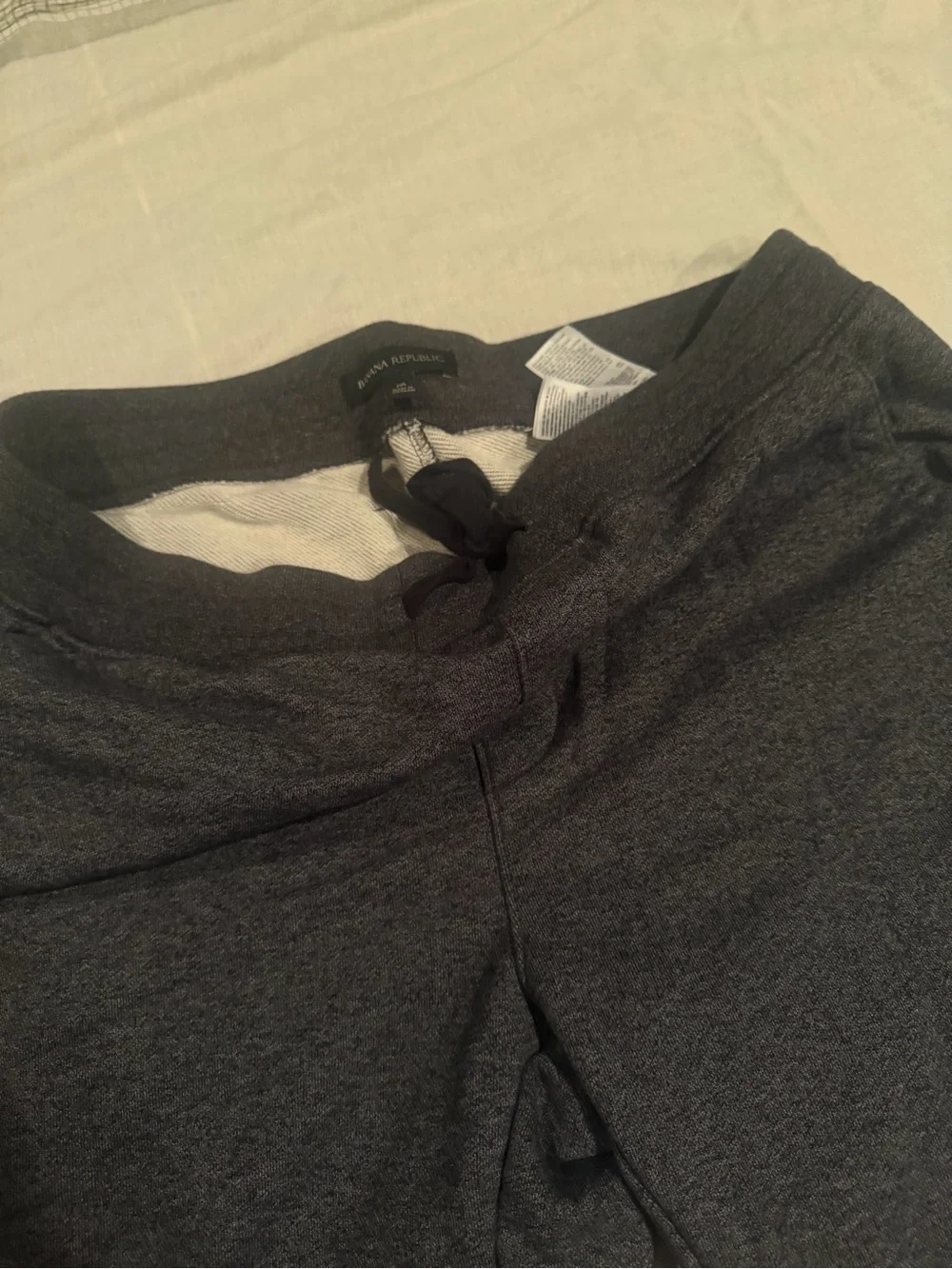 Lot of 2 Banana Republic Men's Joggers, Size Medium, Dark Gray & Navy Blue